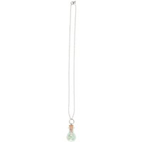 Luck Crystal Chip Potion Bottle Necklace - Green