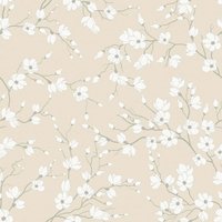 Spring Blossom Wallpaper in Cream - Neutral