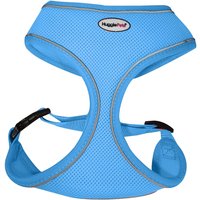 HugglePets Air Mesh Dog Harness - Orange, Small - Blue / X Small