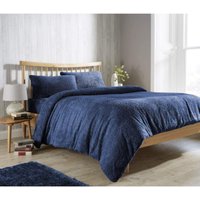 Original Teddy Duvet Set - Navy / Double