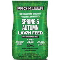 Spring and Autumn Lawn Feed Lawn Fertiliser - Brown