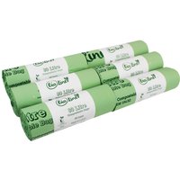 BioLiner 80 Litre Compostable Bags for Swing Bins & Dustbins - Green / 6