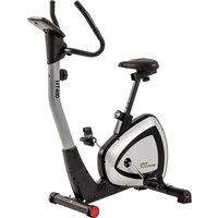 MOTIVEfitness by U.N.O., HT400 Upright Magnetic Exercise Bike - Black/Silver MOTIVEfitness by U.N.O., HT400 Upright Magnetic Exercise Bike - Black/Silver
