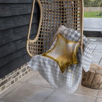 Golden Star Balloon Blanket - Gold