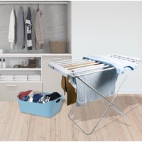 Freestanding Heated Electric Clothes Airer - White