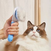 Pet Grooming Tool Bristles Brush - Blue