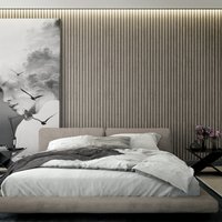 Galerie Industrial Effects Wooden Stripe Wallpaper - Silver Grey