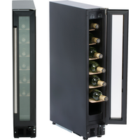 SIA 22L Undercounter Wine Cooler Fridge - Black