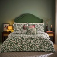 Hedera Printed Duvet Cover Set - Verdie / Double