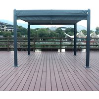 Naples Pergola Canopy - Grey / 3m