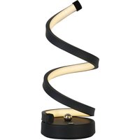 Rechargeable Black Sculptural Led Table Lamp - Black
