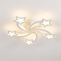 Kidkid Shooting Stars LED Ceiling Light - White / 70cm / 55W