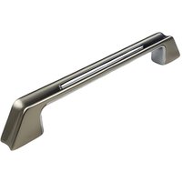 Kappa Cabinet Cupboard Pull Handles Satin - Satin Nickel - Polished Chrome / 160mm