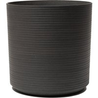 Cylinder Patterned Planter Eclipse Grey - Grey