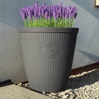 Classic Kensington Tall Garden Planter - Slate