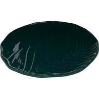Bali Dark Green Dinner Plate - Green