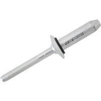 Jrp Riveting Products 6.4 x 20.5mm Aluminium Dome Head Load Spread Washer JRPADLS6420W Box of 200 - Grey