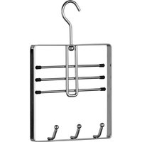 Belt And Tie Hanger - Silver