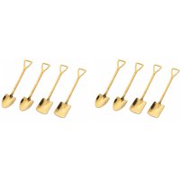 Shovel and Spade Stainless Steel Spoons - Gold / 8