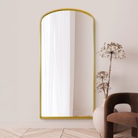 The Angustus Gold Arch Mirror - Gold