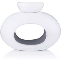 Ava May Oval Burner - White