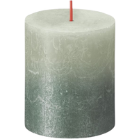 Bolsius Foggy Green Rustic Candle - Green