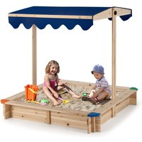 Kids Play Sandpit Kids Sandbox - Brown