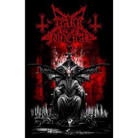 Dark Funeral Baphomet Textile Poster - Black/Red