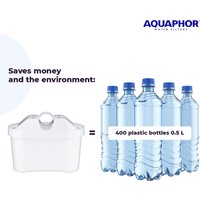 AQUAPHOR Amethyst Jug with 3 Maxfor plus Filters - Black