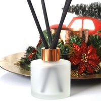 Spiced Cocoa and Candy Cane Reed Diffuser - Frosted