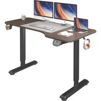 Yohoo, Yohoo Electric Standing Desk,Adjustable Height Workstation - Walnut Yohoo, Yohoo Electric Standing Desk,Adjustable Height Workstation - Walnut