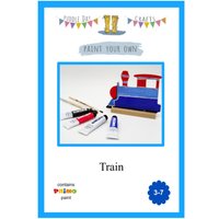 Paint Your Own Train Kit - Brown