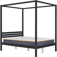 Mercia Four Poster Double Bed - Black