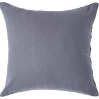 Homescapes Linen Pillowcase, Housewife Style - Dark Grey / 40cm