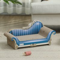 PawHut 2 in1 Cat Scratching Board - Blue