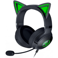 Razer Kraken Kitty V2 Wired RGB Headset with Kitty Ears - Black