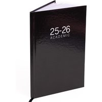 2025-2026 Academic A5 Week to view Diary - Black