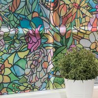 dc fix Tulia Self Adhesive Vinyl Wrap for Windows - green / 45cm x 10m