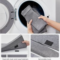 VASAGLE Shoe Storage Bench with Cushion - White