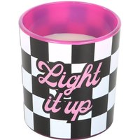 Light It Up Strawberry Vanilla Candle Rebellious Scented Candle - Black