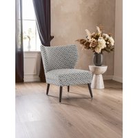 Regents Park Greek Key Design Accent Chair - Black