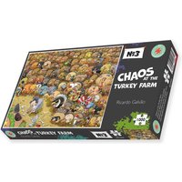 Christmas Chaos at Turkey Farm 1000 Piece Jigsaw Puzzle - Chaos no.3 - Neutral