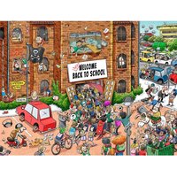 Back to School Chaos 500 Piece Jigsaw Puzzles - Chaos no.8 - Neutral