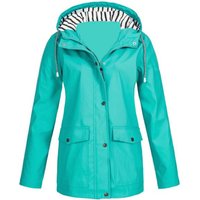 Womens Rain Jacket - Green / UK 18
