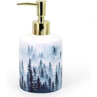 , Frosty Forest Soap Dispenser - Blue , Frosty Forest Soap Dispenser - Blue