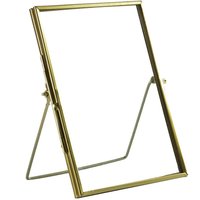 Nicola Spring Metallic Floating Photo Frame - Gold / 1