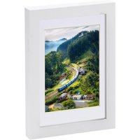 Photo Frame with 4x6" Mount - 5x7" - White - White