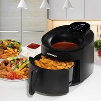 Daewoo 5L Cyclonic Air Fryer - Black