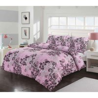 Amelia Duvet Cover Set - Purple / Super King