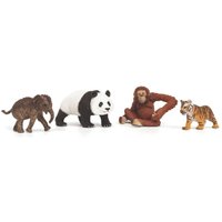 SCHLEICH Wild Life 42736 Asia Starter Toy Figure Set - Multi-colour